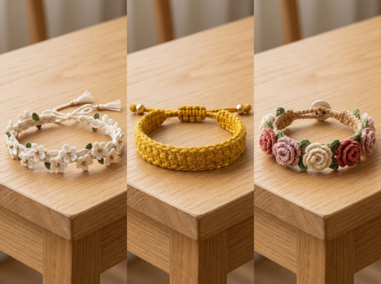 crochet bracelet for beginners