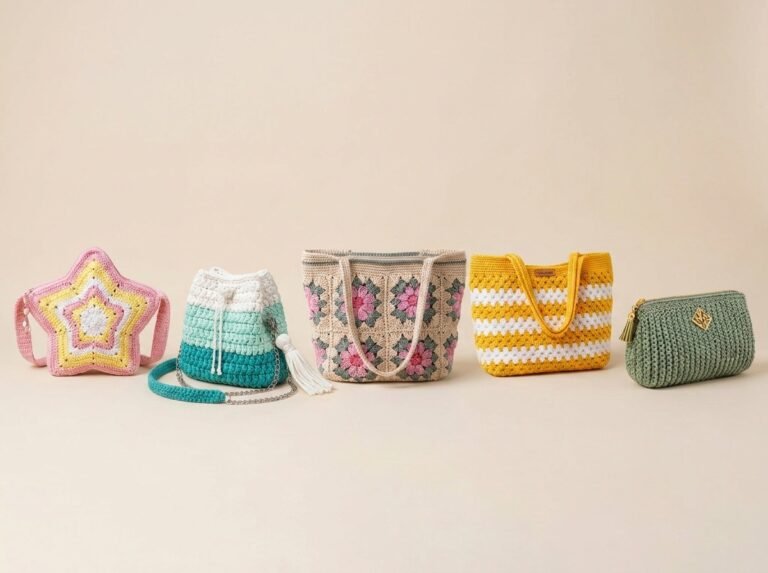 5 Beautiful Crochet Bag Video Tutorials to Try