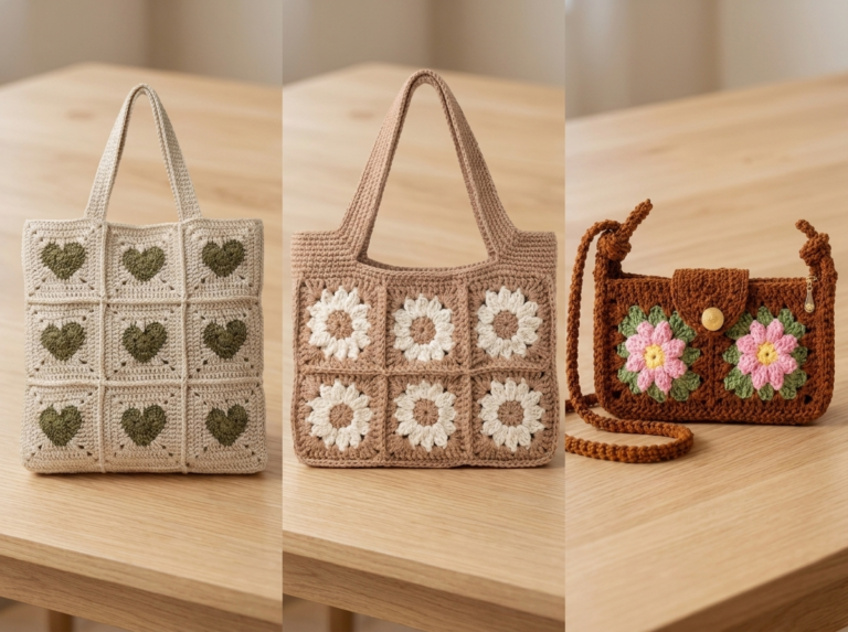 Crochet Bag Granny Squares