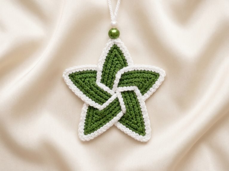 Crochet Christmas Star Ornaments