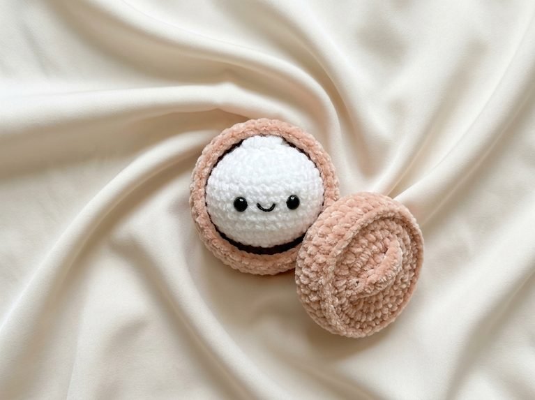 crochet dumpling basket